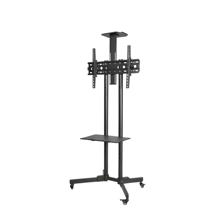 ขาตั้งทีวี มีล้อเลื่อน MOKKOI HOME รุ่น WMB3265-BLACK STAND สำหรับทีวีขนาด 32-65 นิ้ว สีดำ_0
